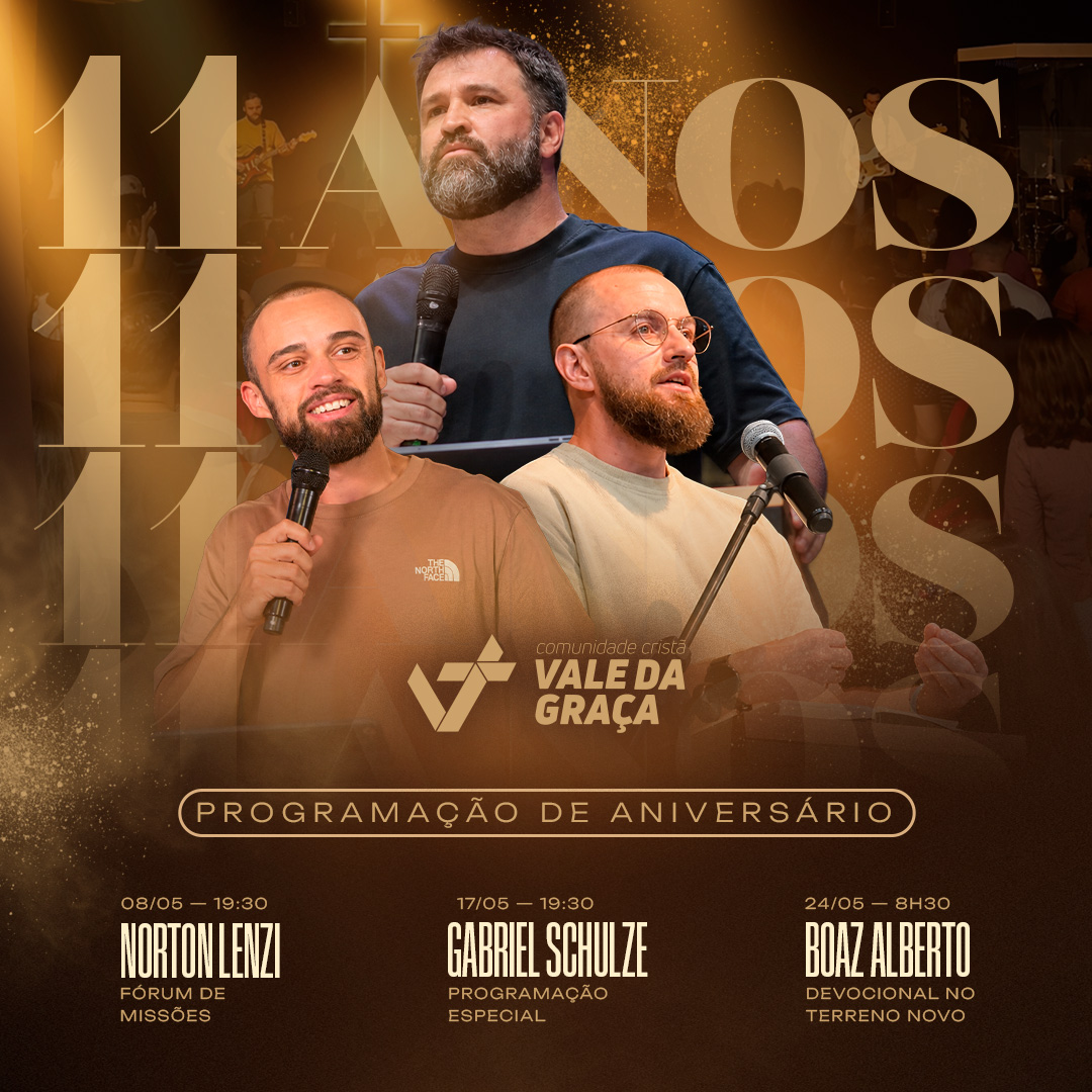 Aniversário CCVG — Programação de Maio